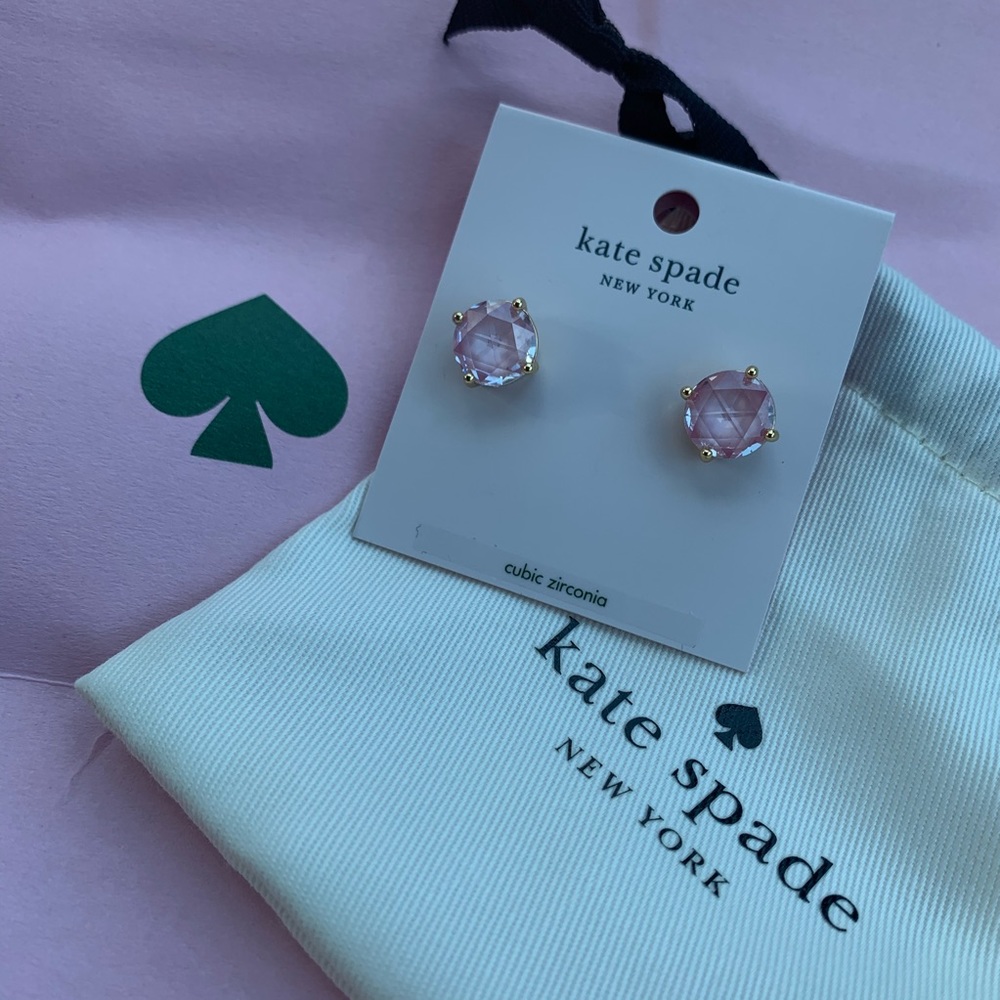 KATE SPADE Pink Gumdrop Earrings - Picture 1 of 10